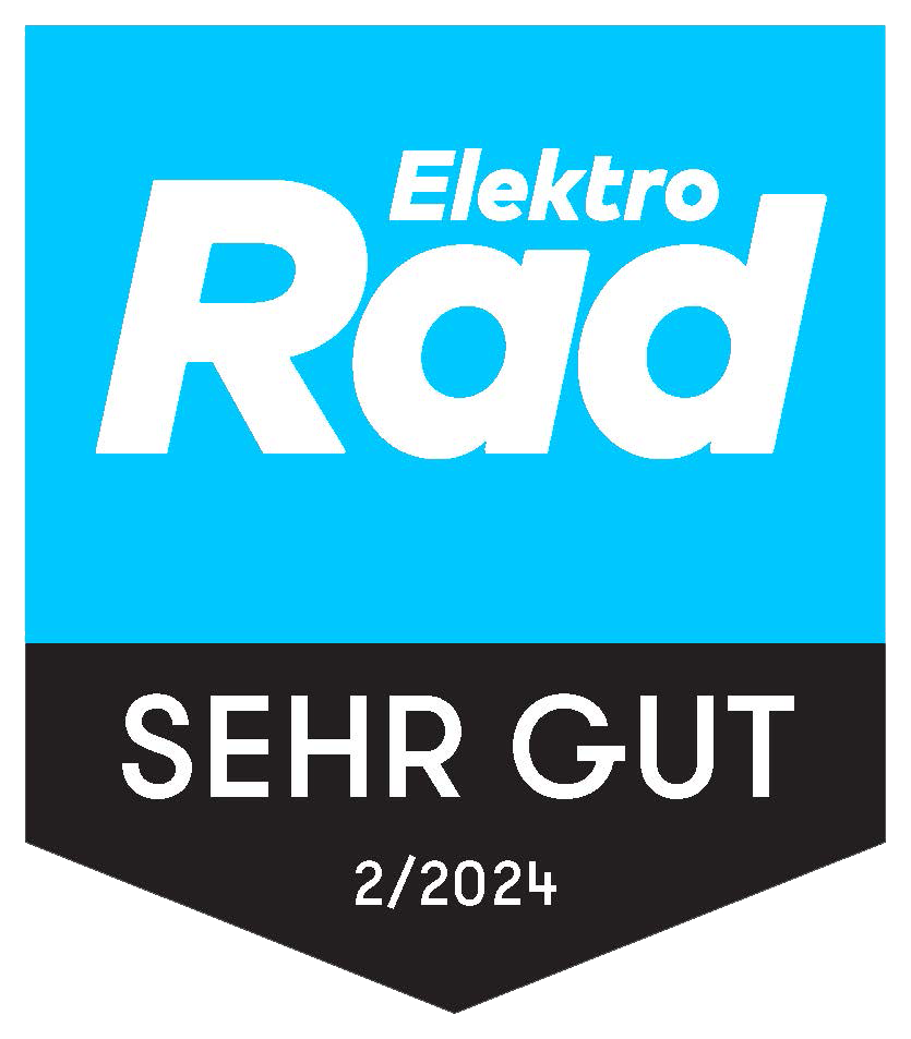 ElektroRad Testsiegel Sehr Gut 2/2024